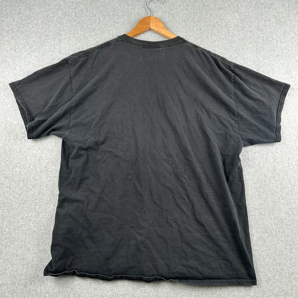 Thrasher T Shirt Mens XL Black Magazine Rose Logo Skateboard Graphic Tee